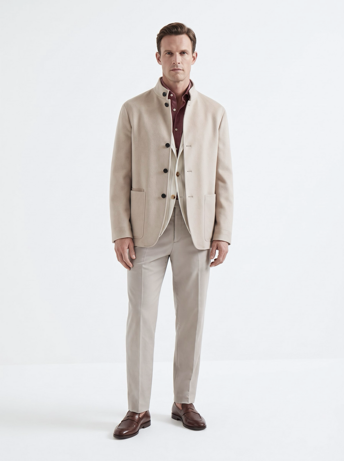 Oatmeal Cashmere The Count Jacket