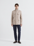Oatmeal Cashmere Traveller Field Jacket