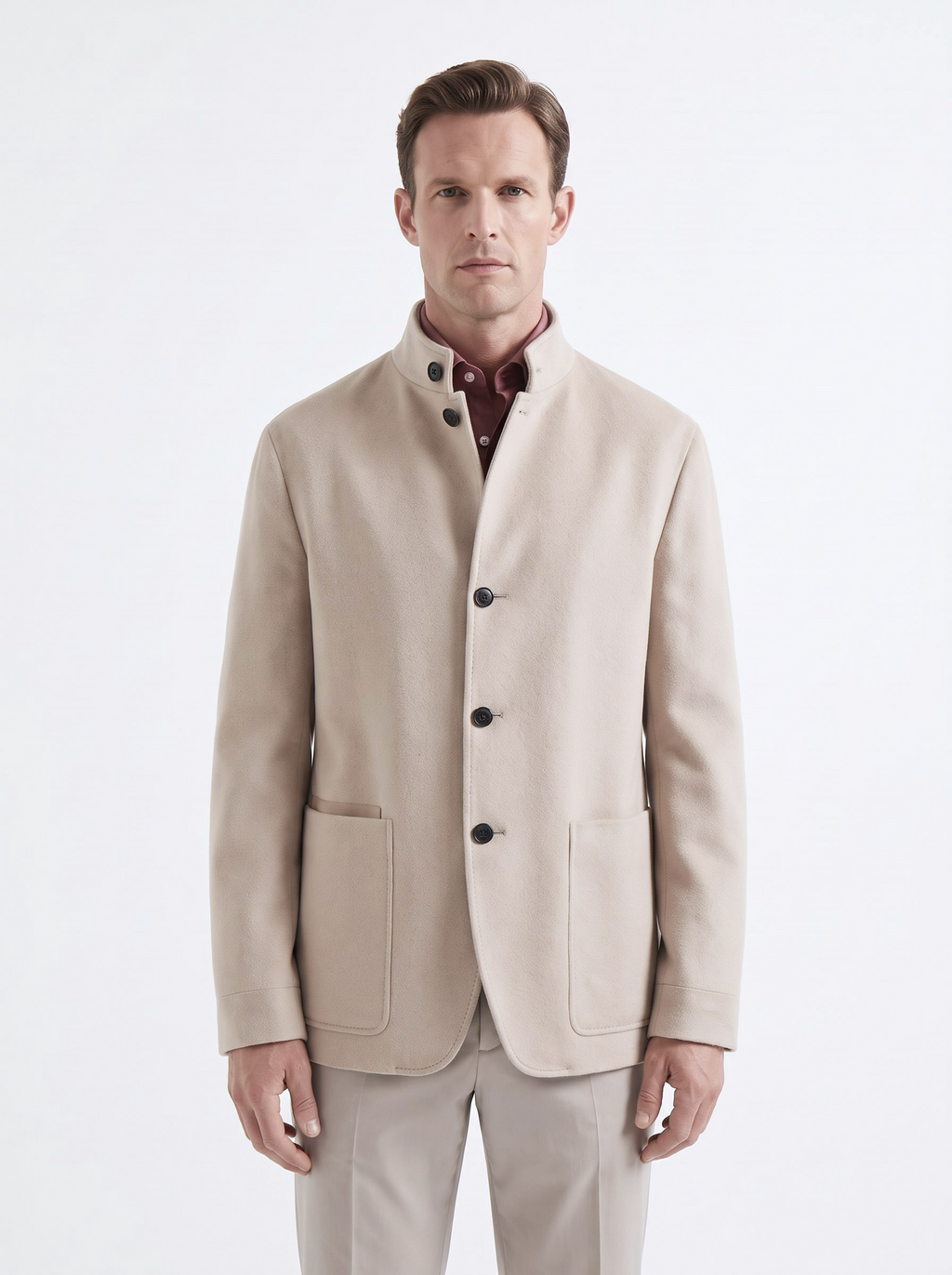 Oatmeal Cashmere The Count Jacket