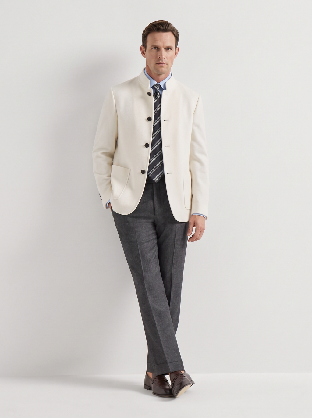 White Cashmere Spagna Jacket