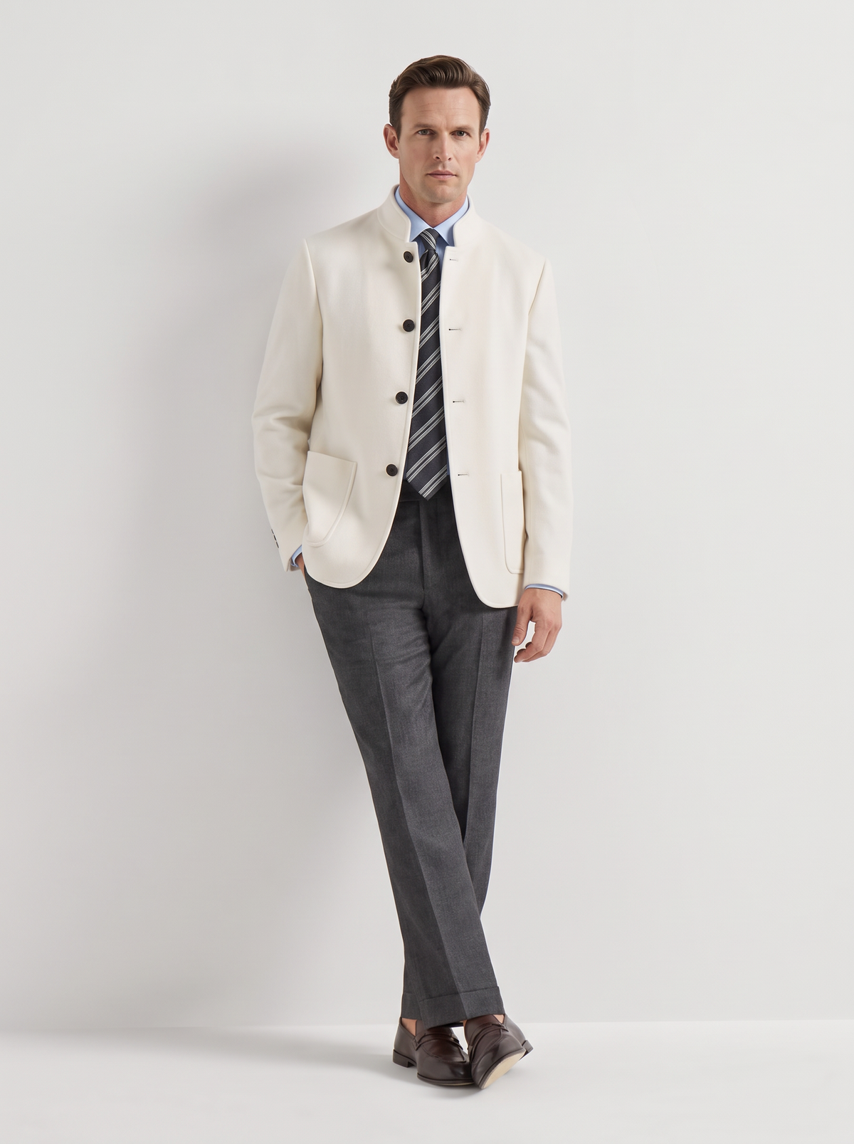 White Cashmere Spagna Jacket