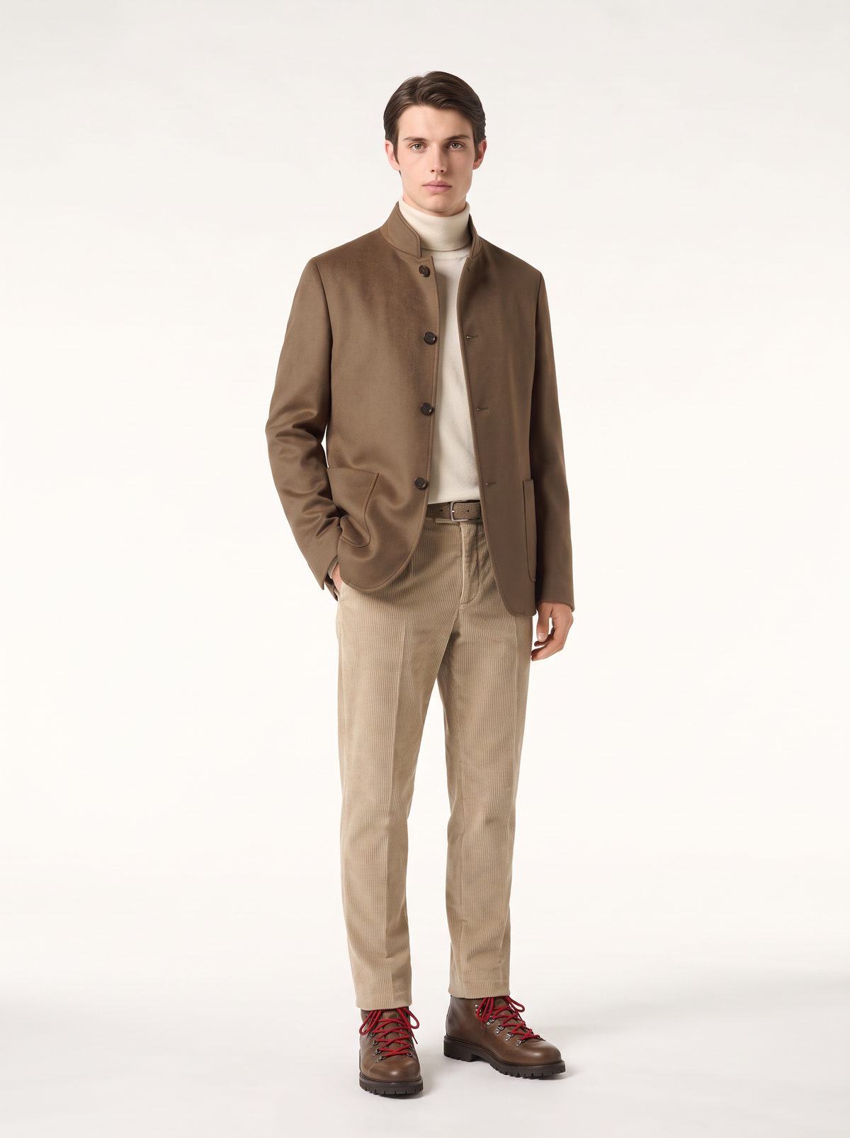 Tobacco Cashmere Spagna Jacket