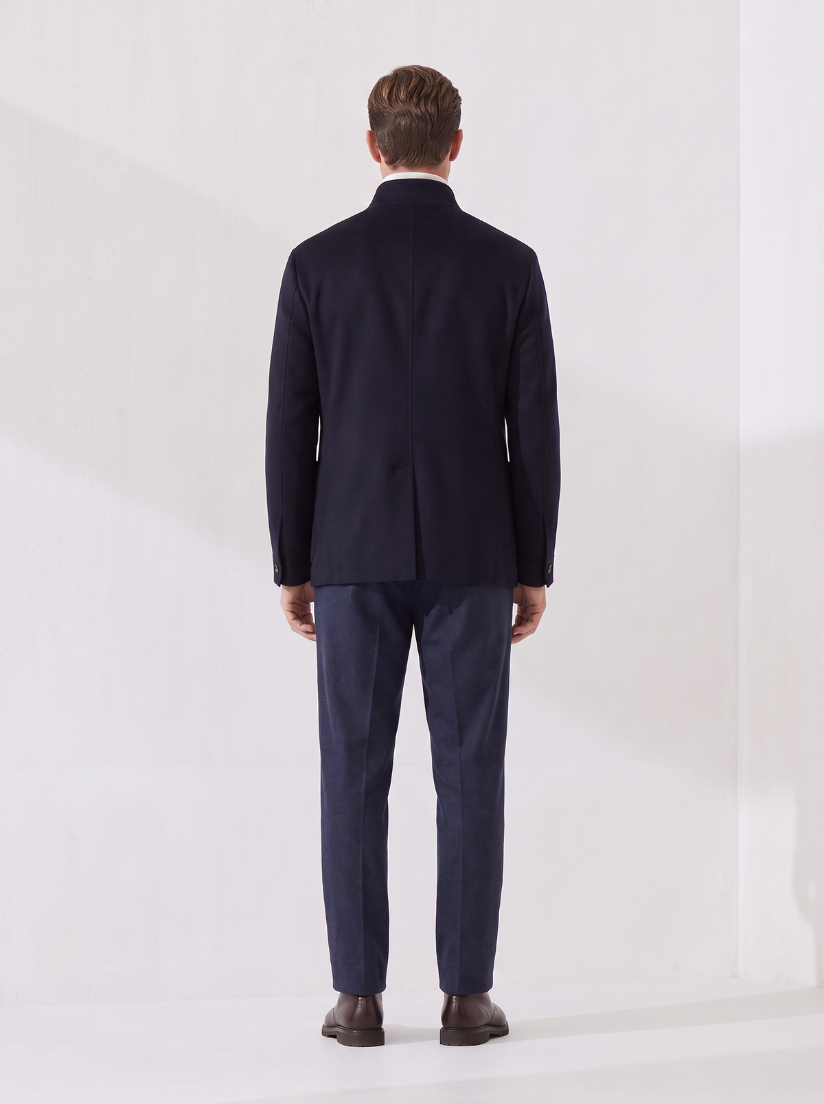 Dark-Navy Cashmere The Count Jacket