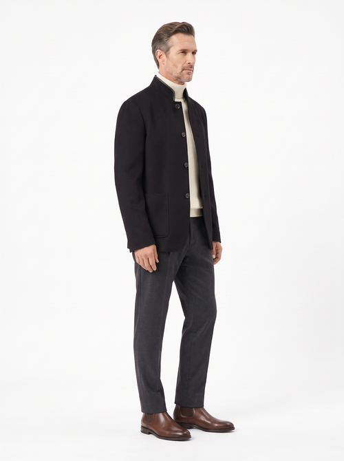 Black Cashmere Spagna Jacket