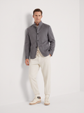 Mid-Gray Cashmere The Count Jacket