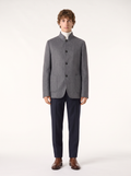 Mid-Gray Cashmere Spagna Jacket