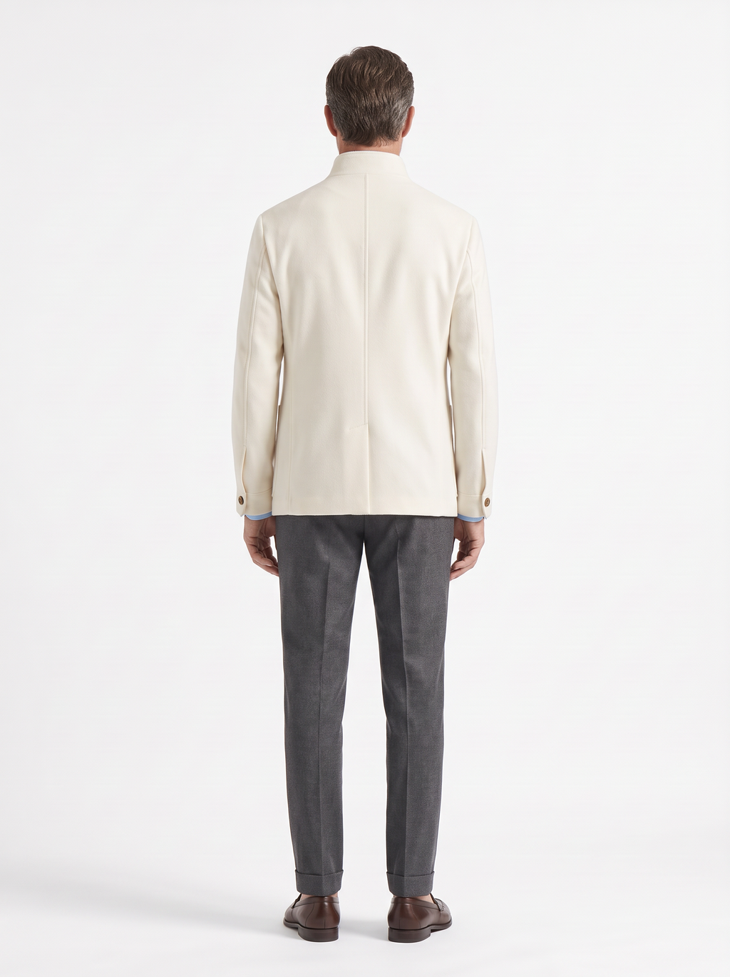 White Cashmere The Count Jacket