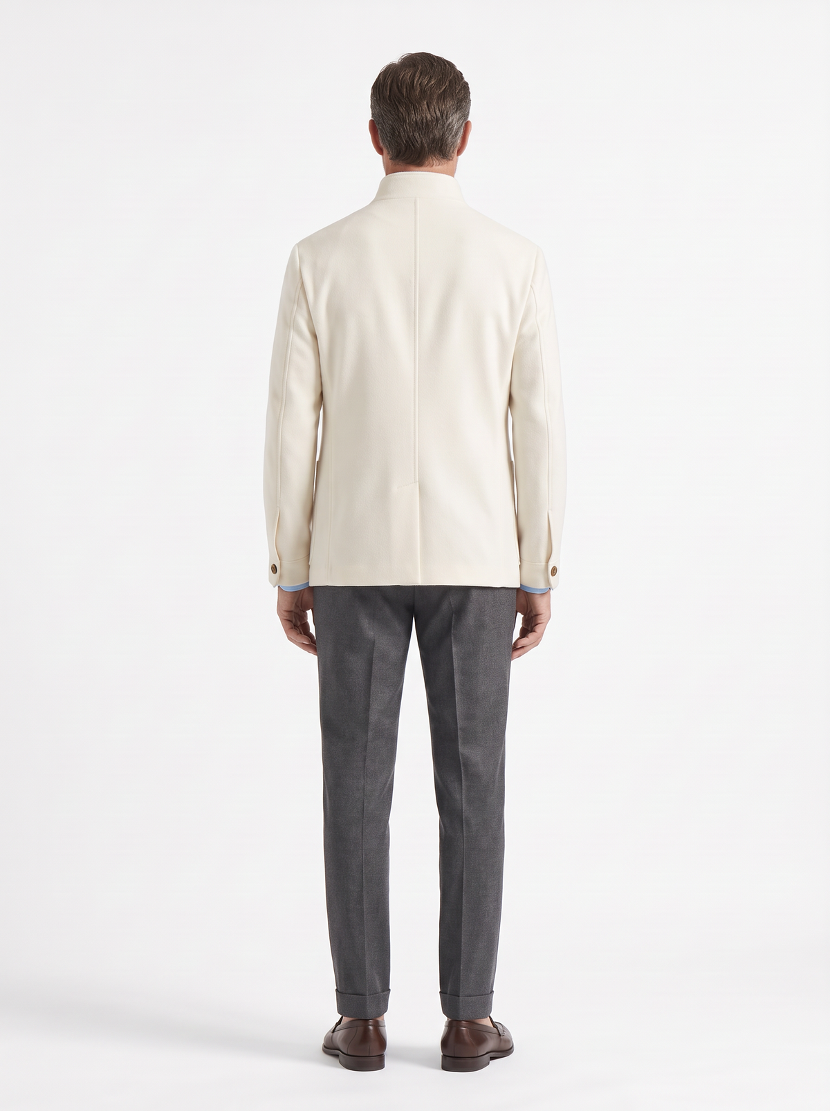 White Cashmere The Count Jacket