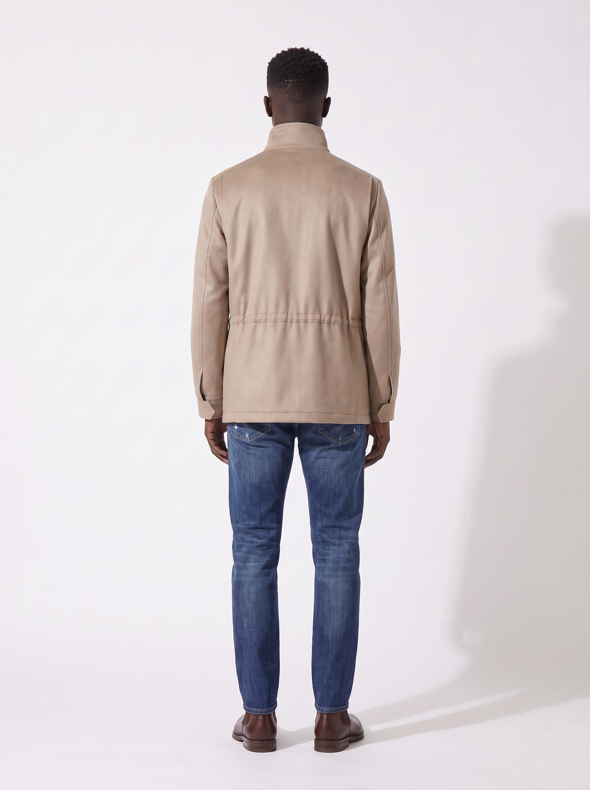 Ecru Cashmere Traveller Field Jacket