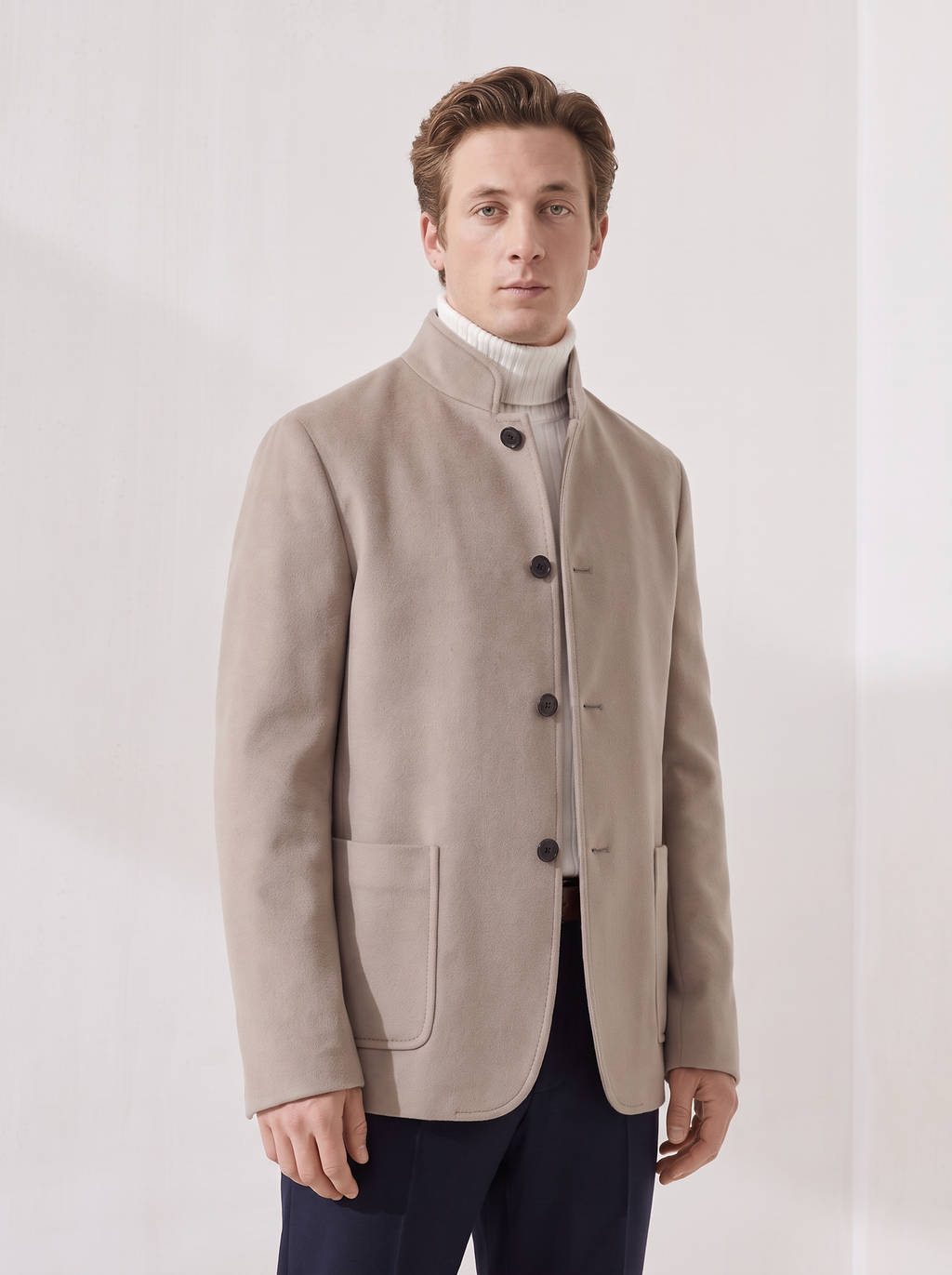 Ecru Cashmere Spagna Jacket