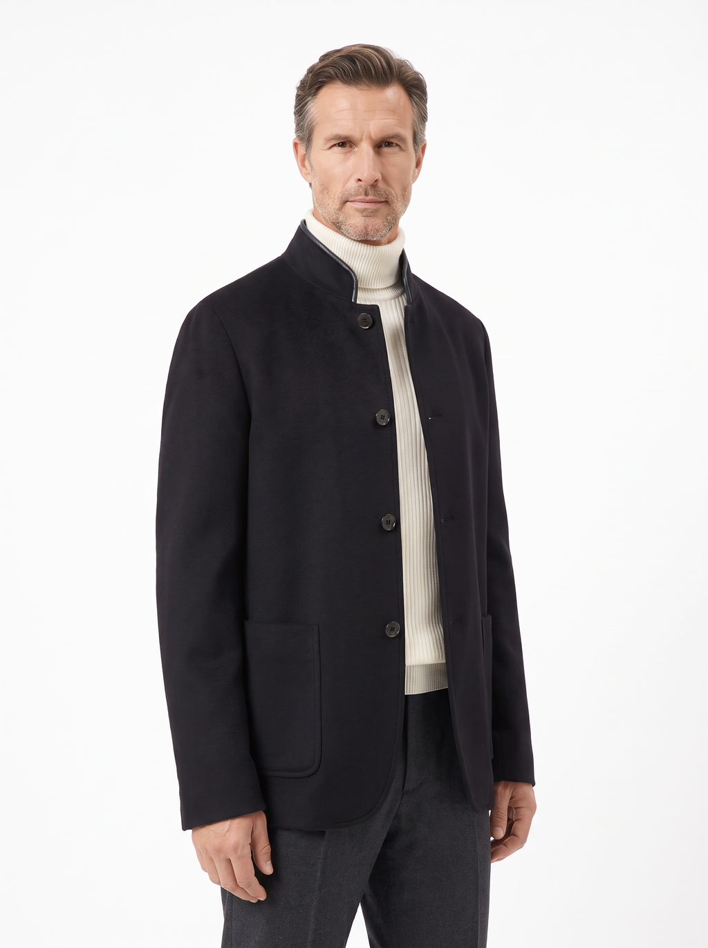 Black Cashmere Spagna Jacket