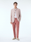 Dusty-Rose Linen Spagna Jacket