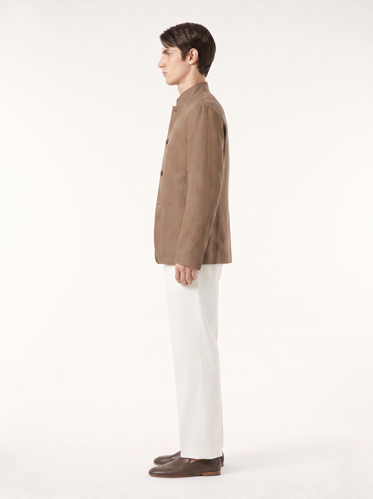 Tobacco Linen Spagna Jacket