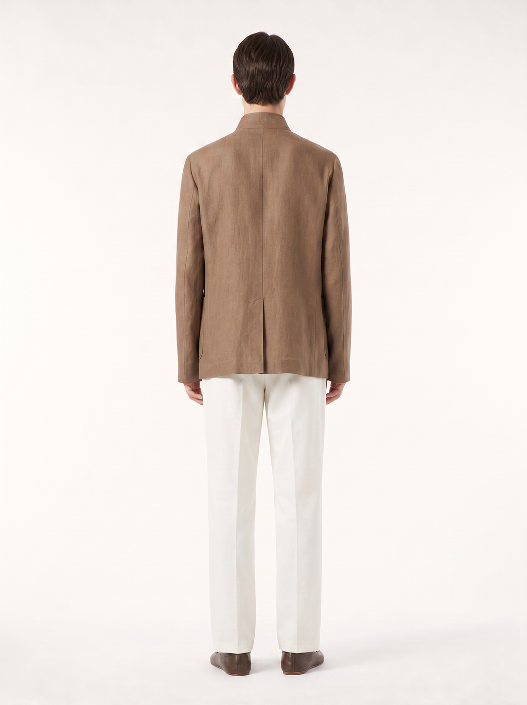 Tobacco Linen Spagna Jacket