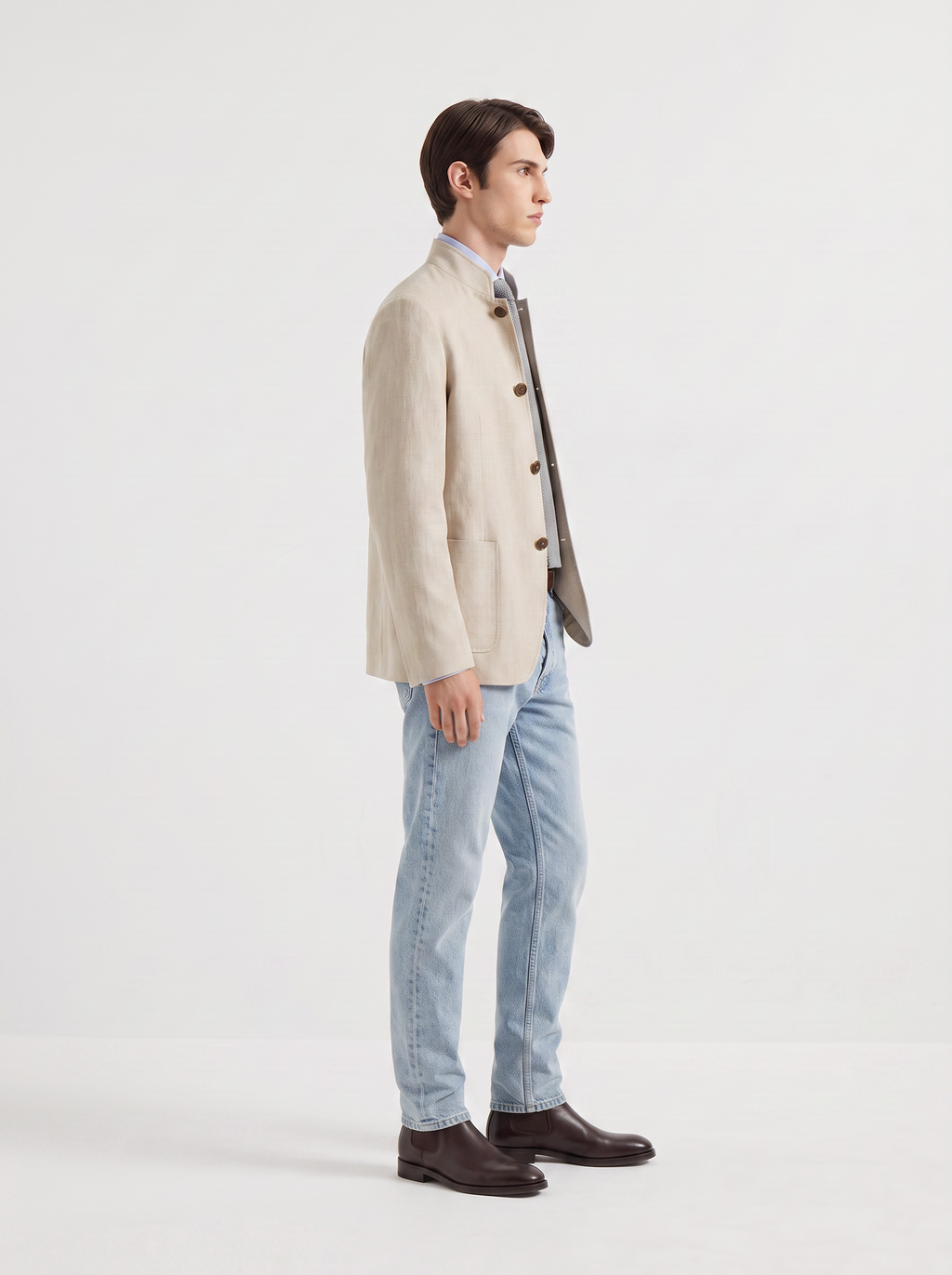 Sand Linen Spagna Jacket