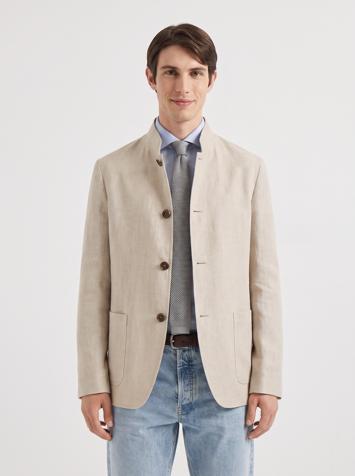 Sand Linen Spagna Jacket
