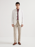 White Linen Spagna Jacket