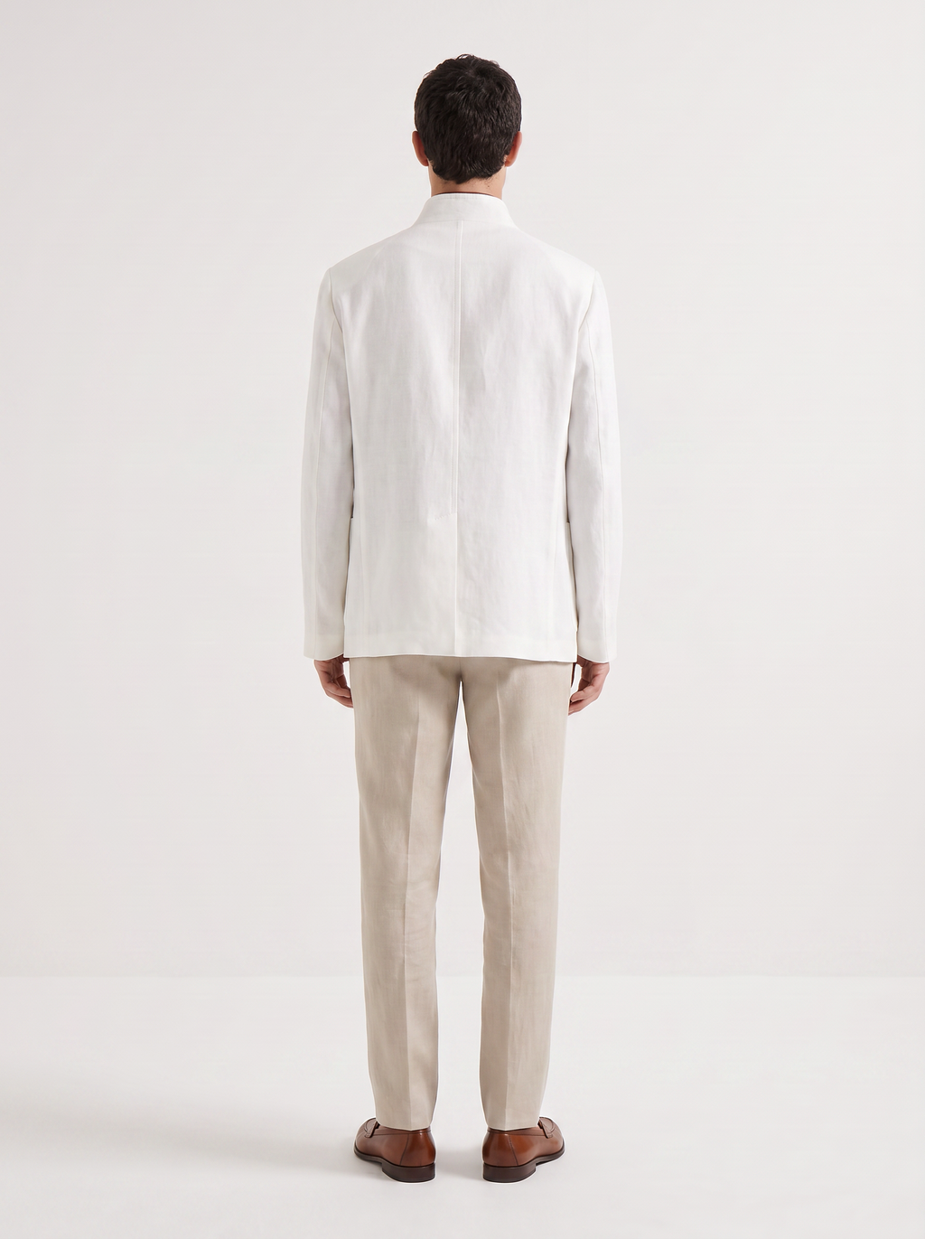 White Linen Spagna Jacket