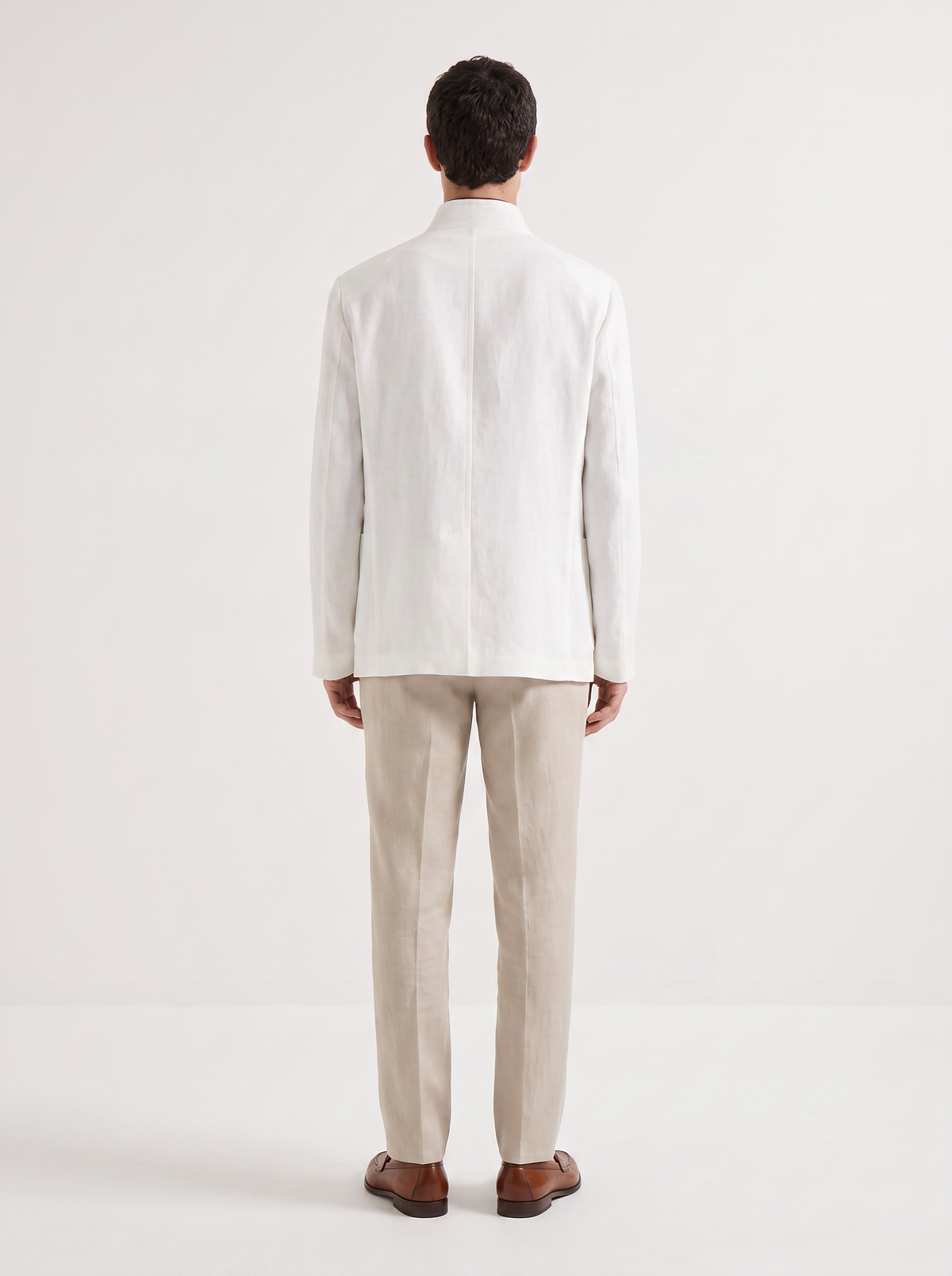 White Linen Spagna Jacket