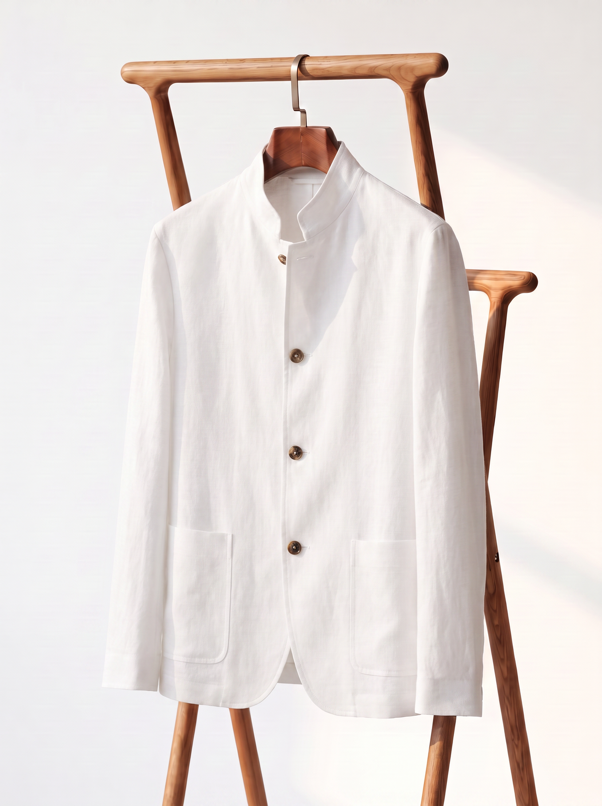 White Linen Spagna Jacket