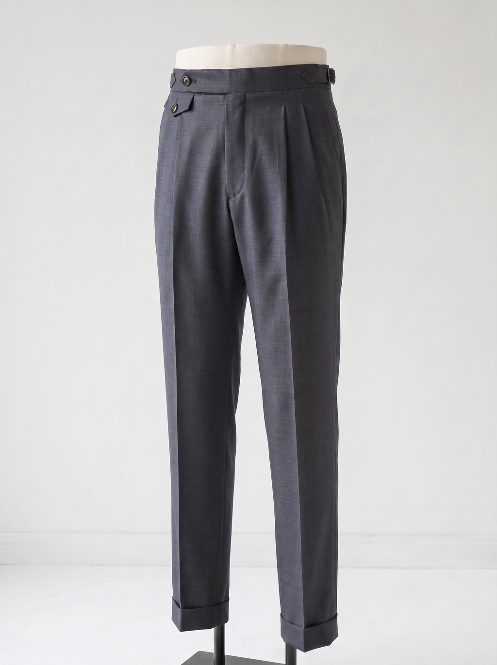 Dark Gray Mélange Drape Suit