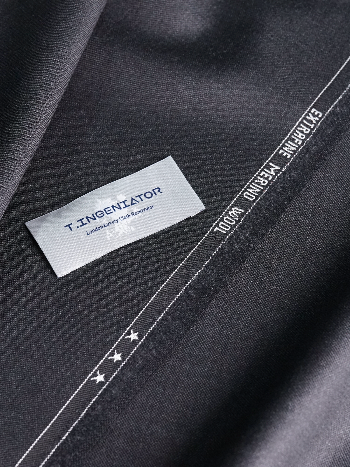 Dark Gray Mélange Drape Suit