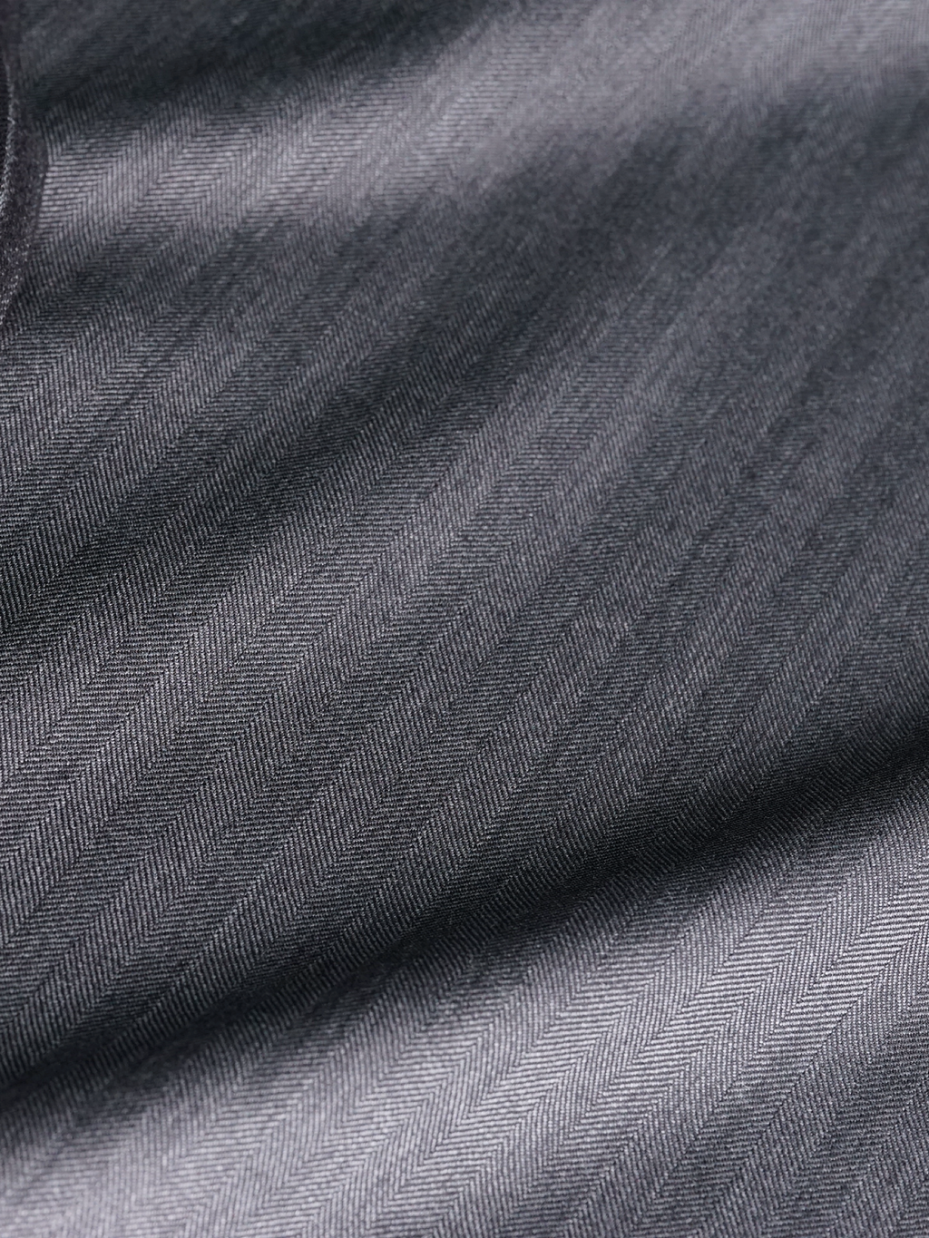 Light Gray Herringbone Drape Suit