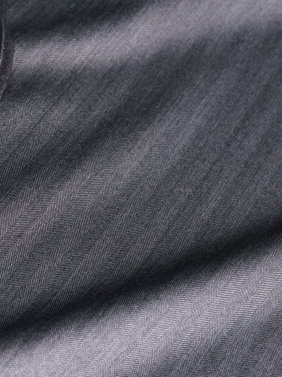 Light Gray Herringbone Drape Suit