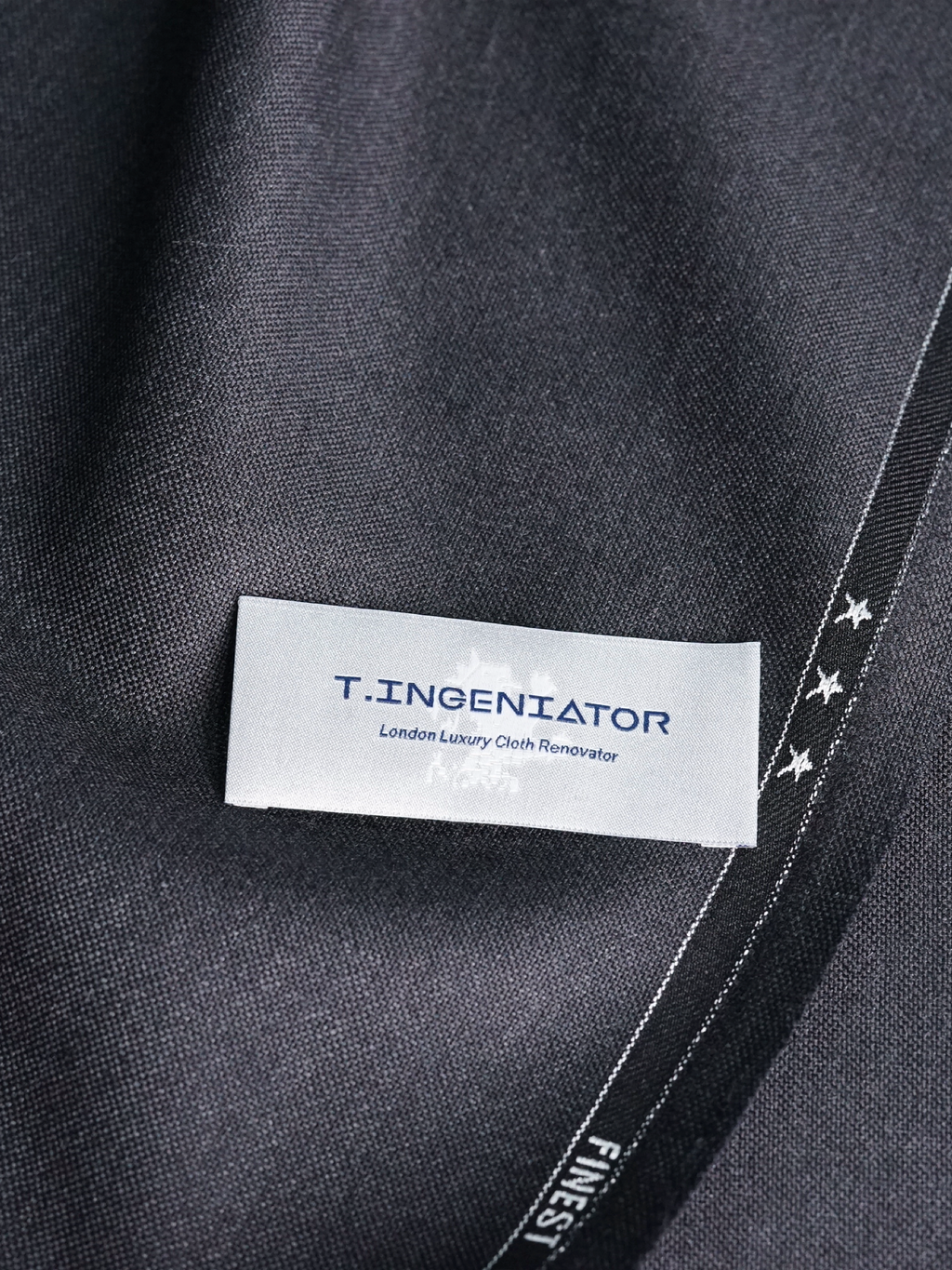 Mid Gray Plain Drape Suit