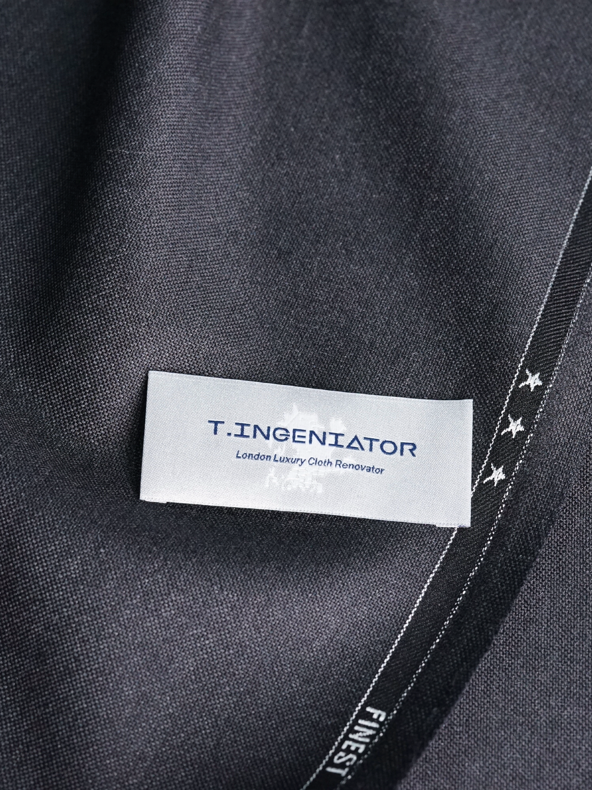 Mid Gray Plain Drape Suit