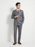 Light Gray Twill Drape Suit