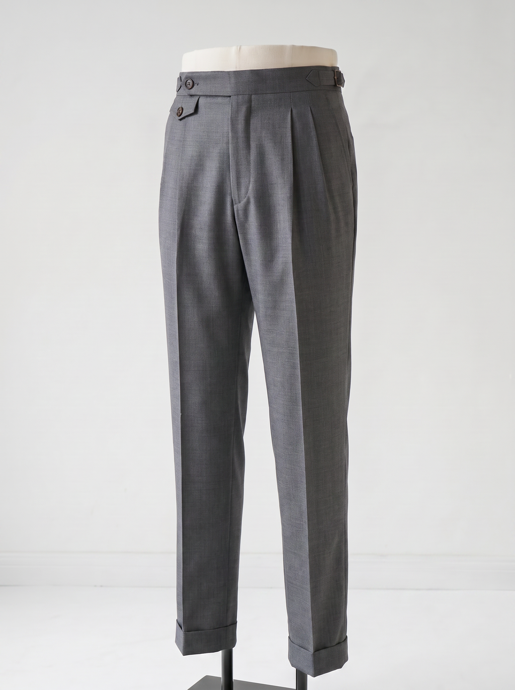 Gray Twill Drape Suit