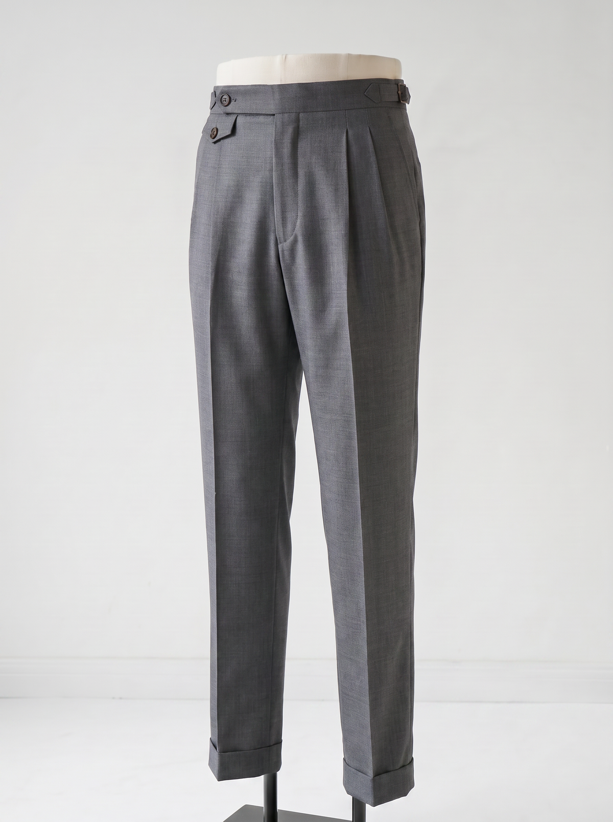 Gray Twill Drape Suit