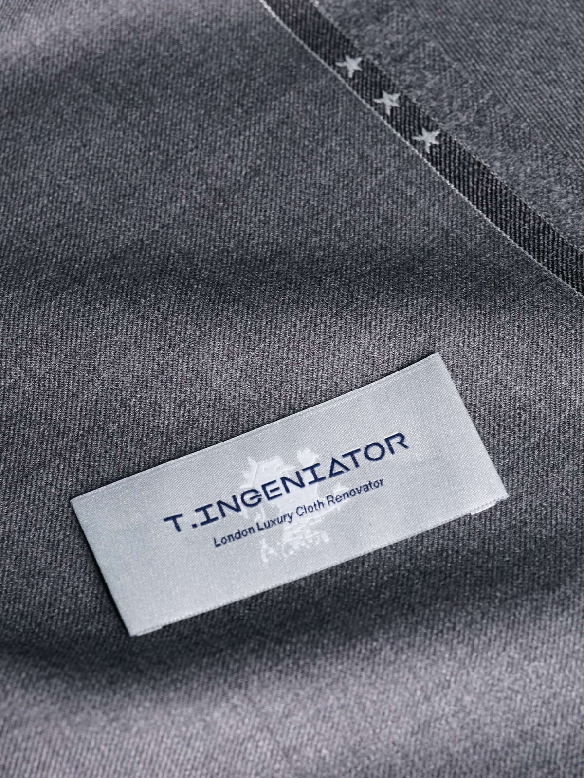 Gray Twill Drape Suit