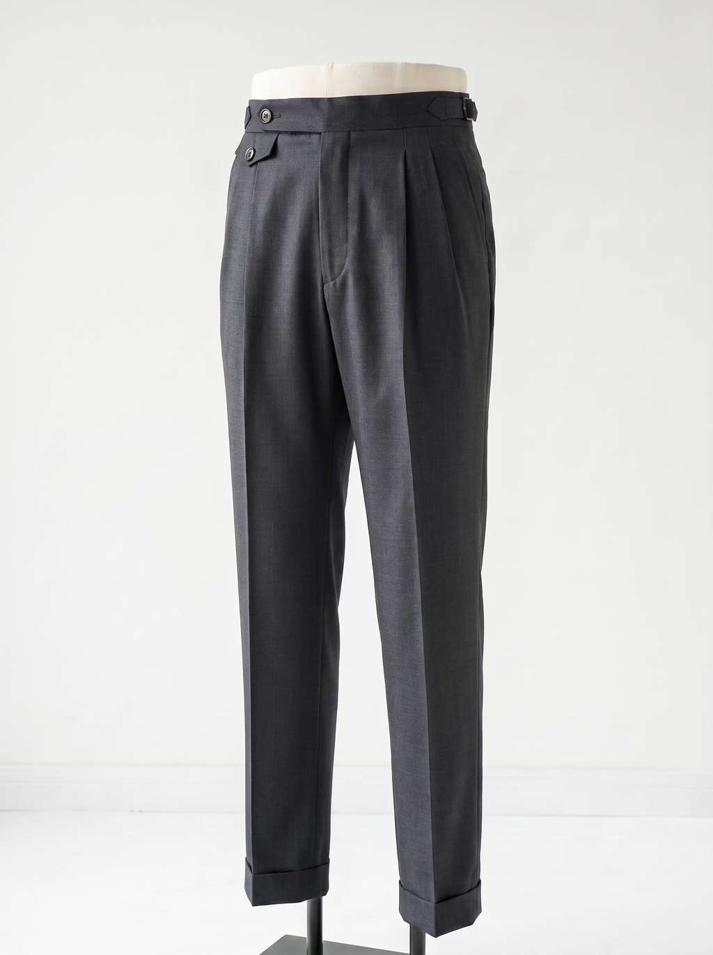 Mid Gray Twill Drape Suit