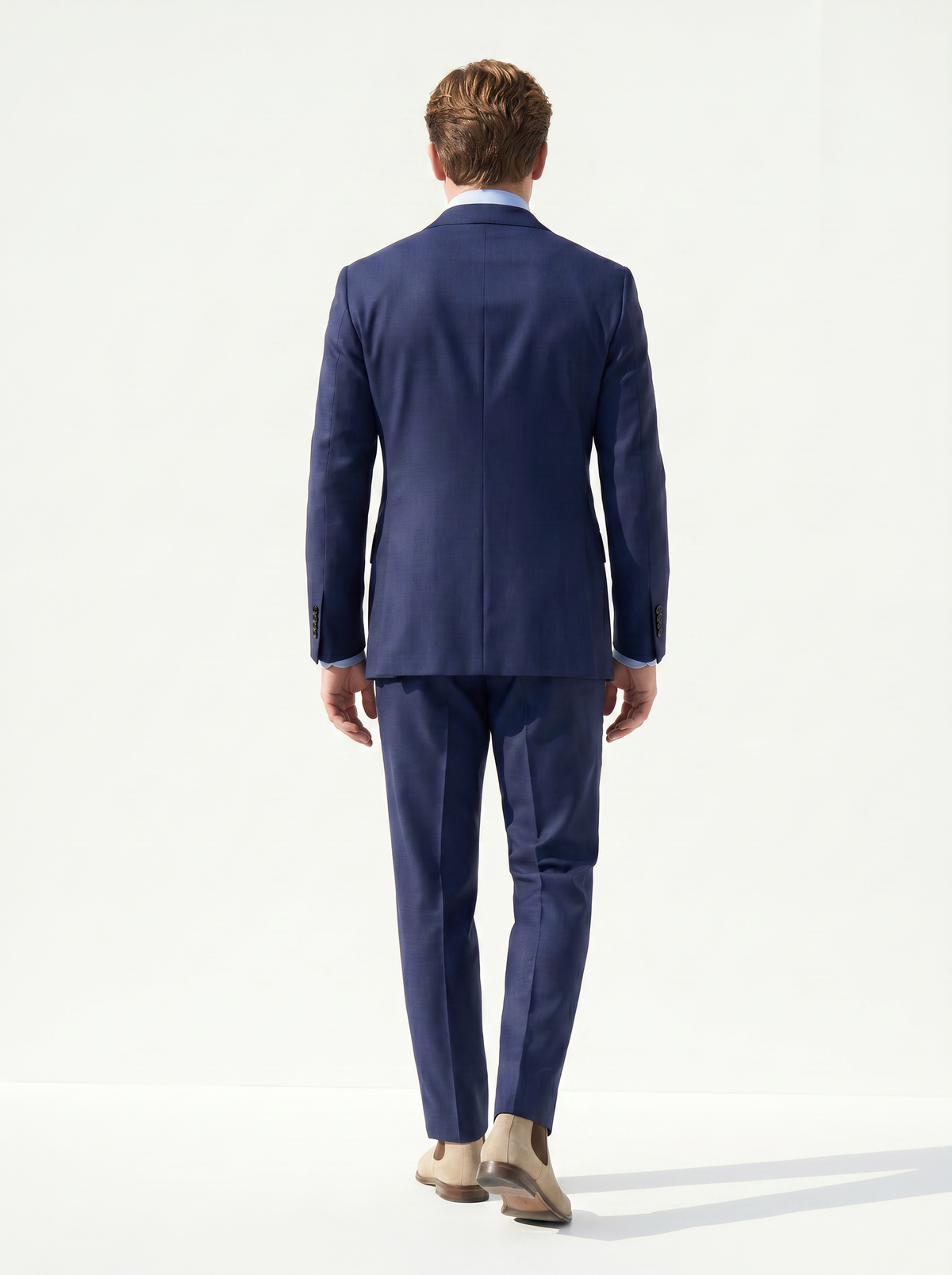 Navy Twill Drape Suit