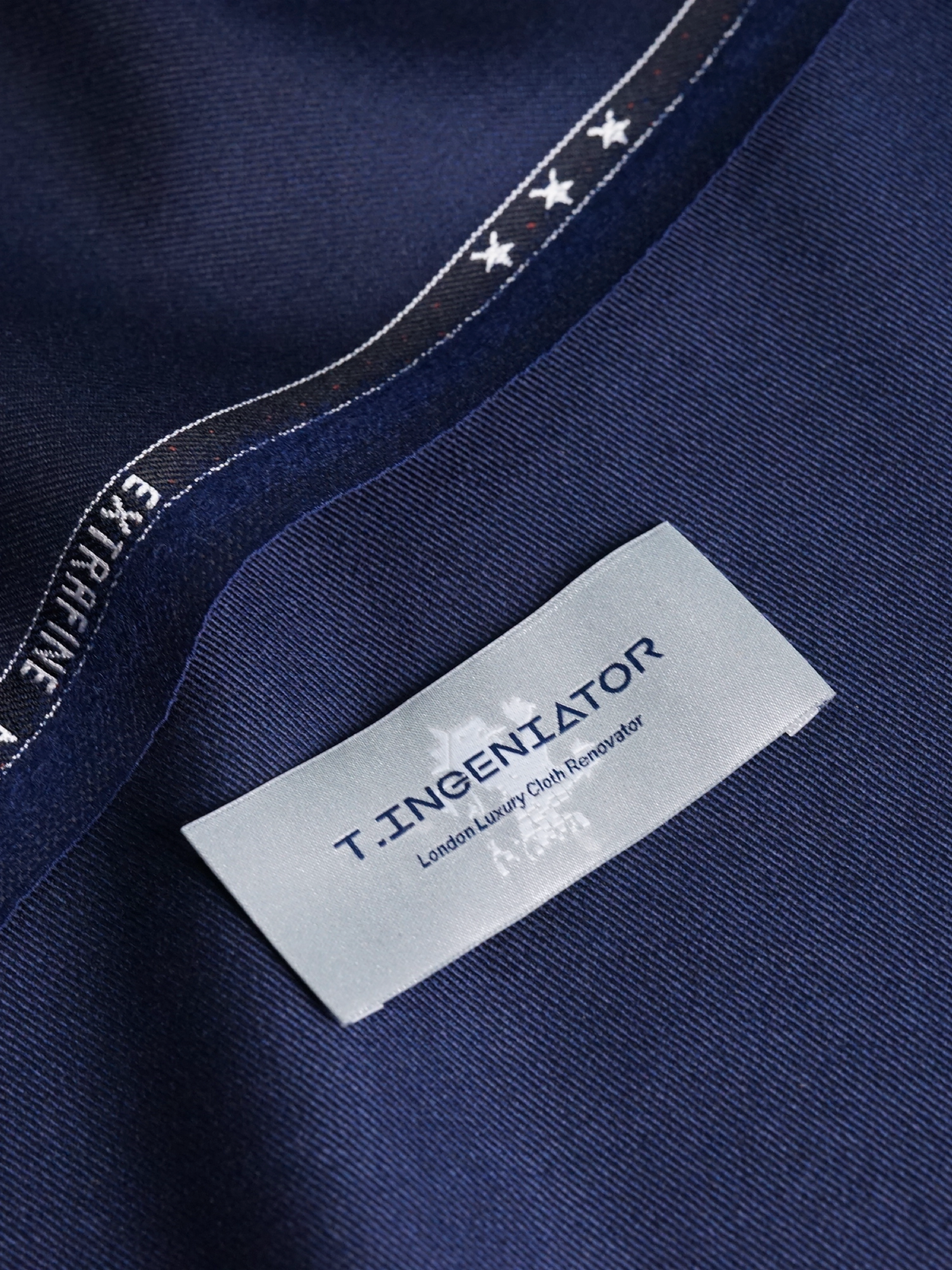 Navy Twill Drape Suit