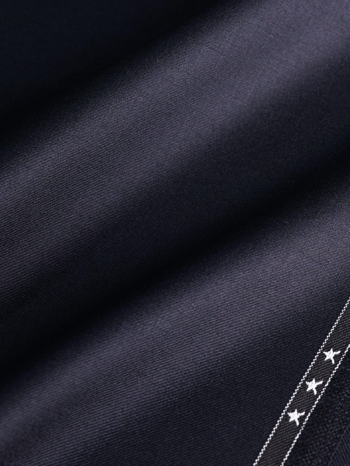 Dark Navy Twill Drape Suit