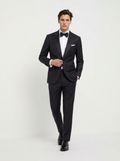 Black Twill Drape Tuxedo