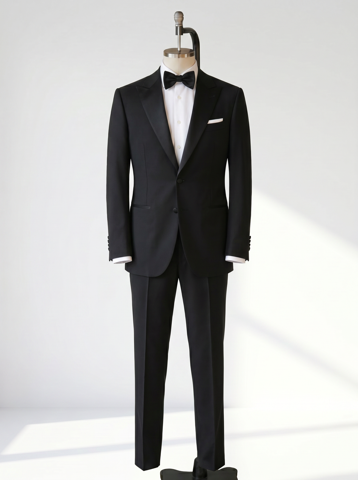 Black Twill Drape Tuxedo