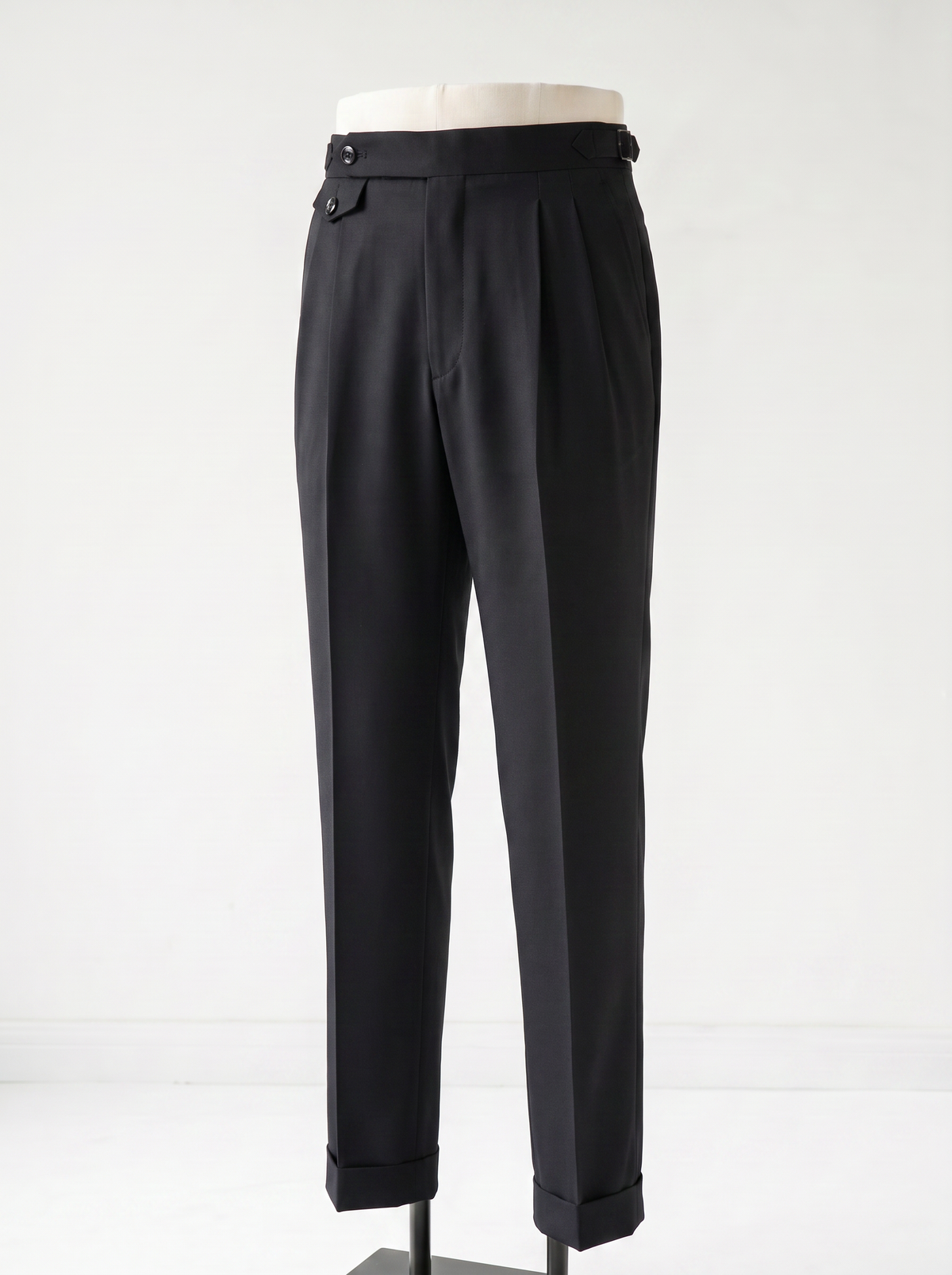 Black Twill Drape Tuxedo