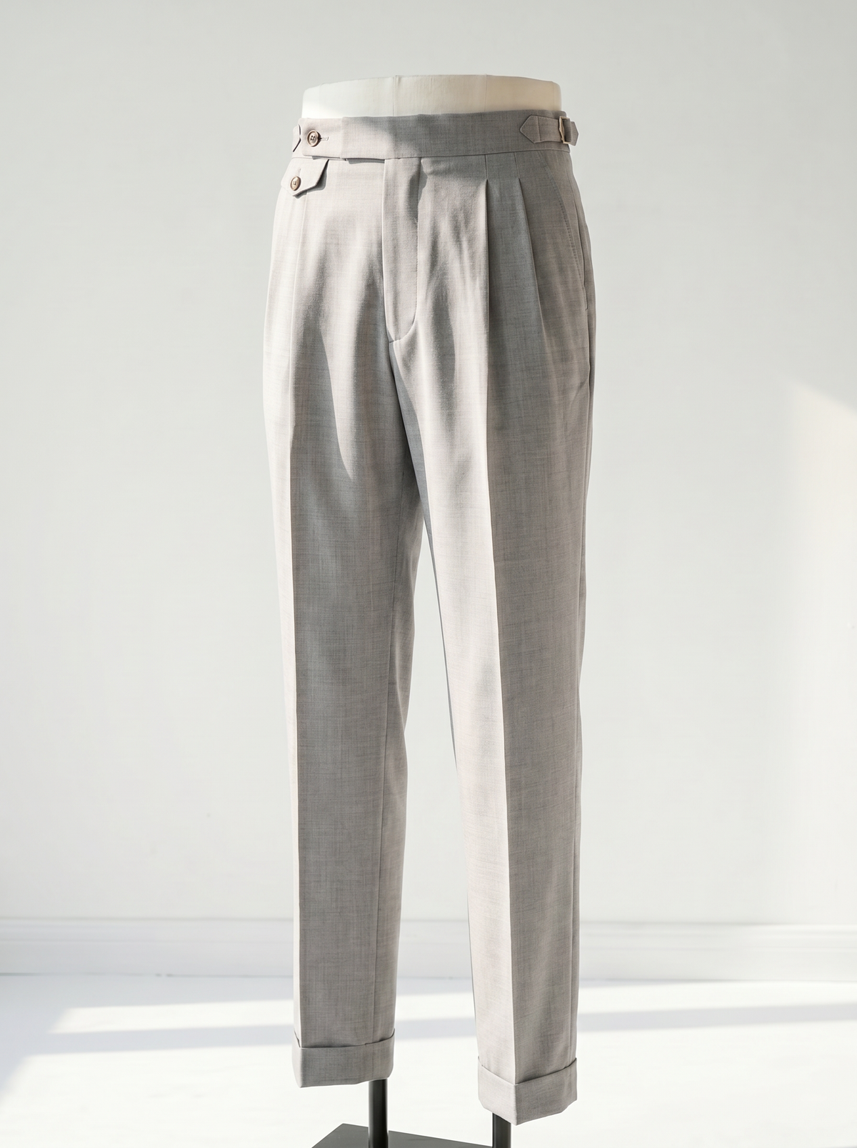 Light Gray High-Twist Suit