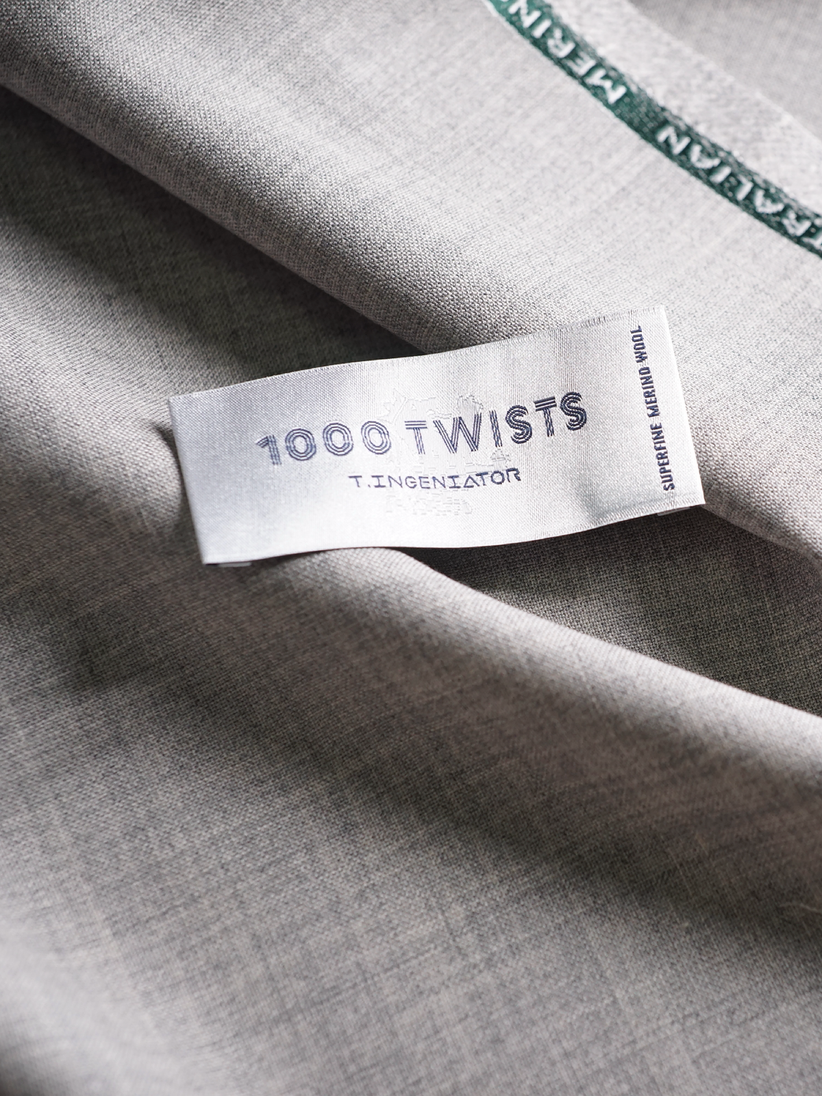 Light Gray High-Twist Suit