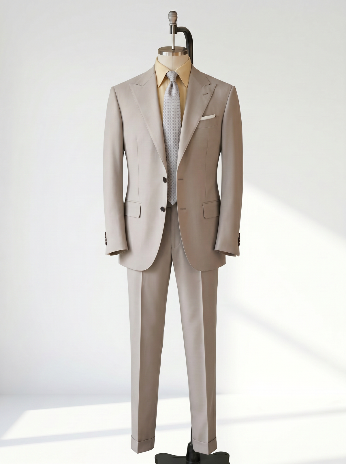 Oatmeal High-Twist Suit