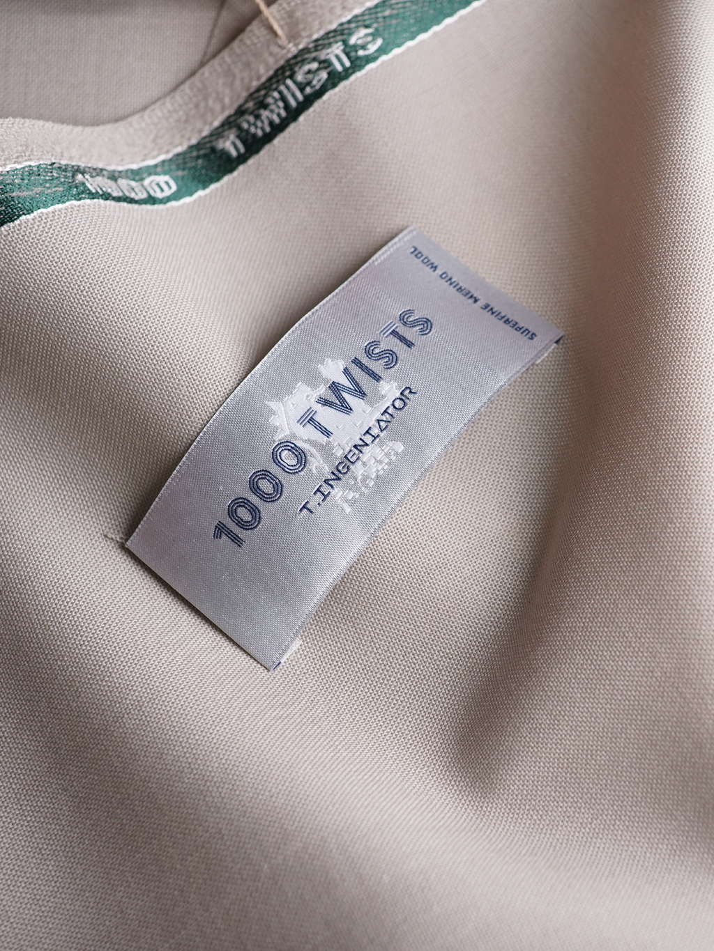 Oatmeal High-Twist Suit