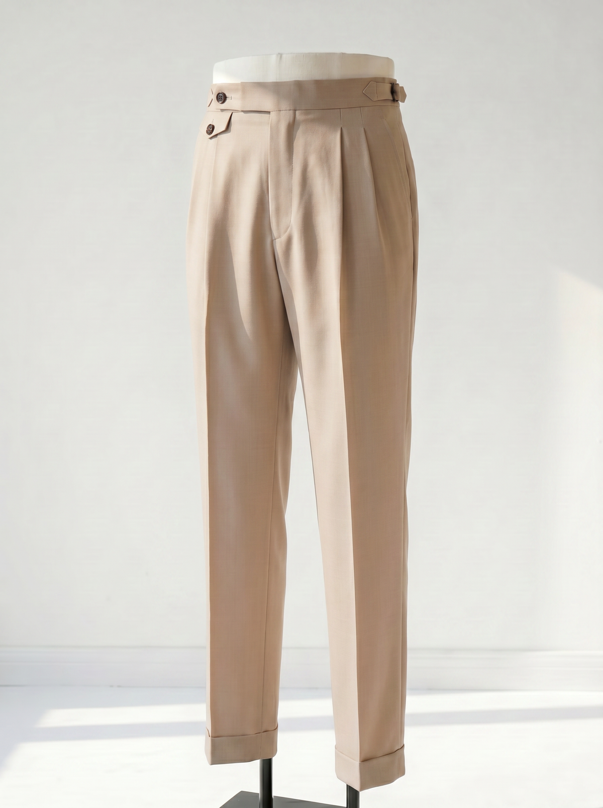 Sand Beige High-Twist Suit