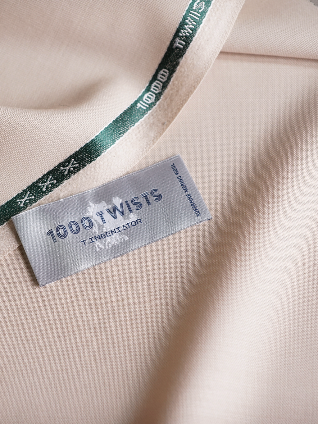 Sand Beige High-Twist Suit