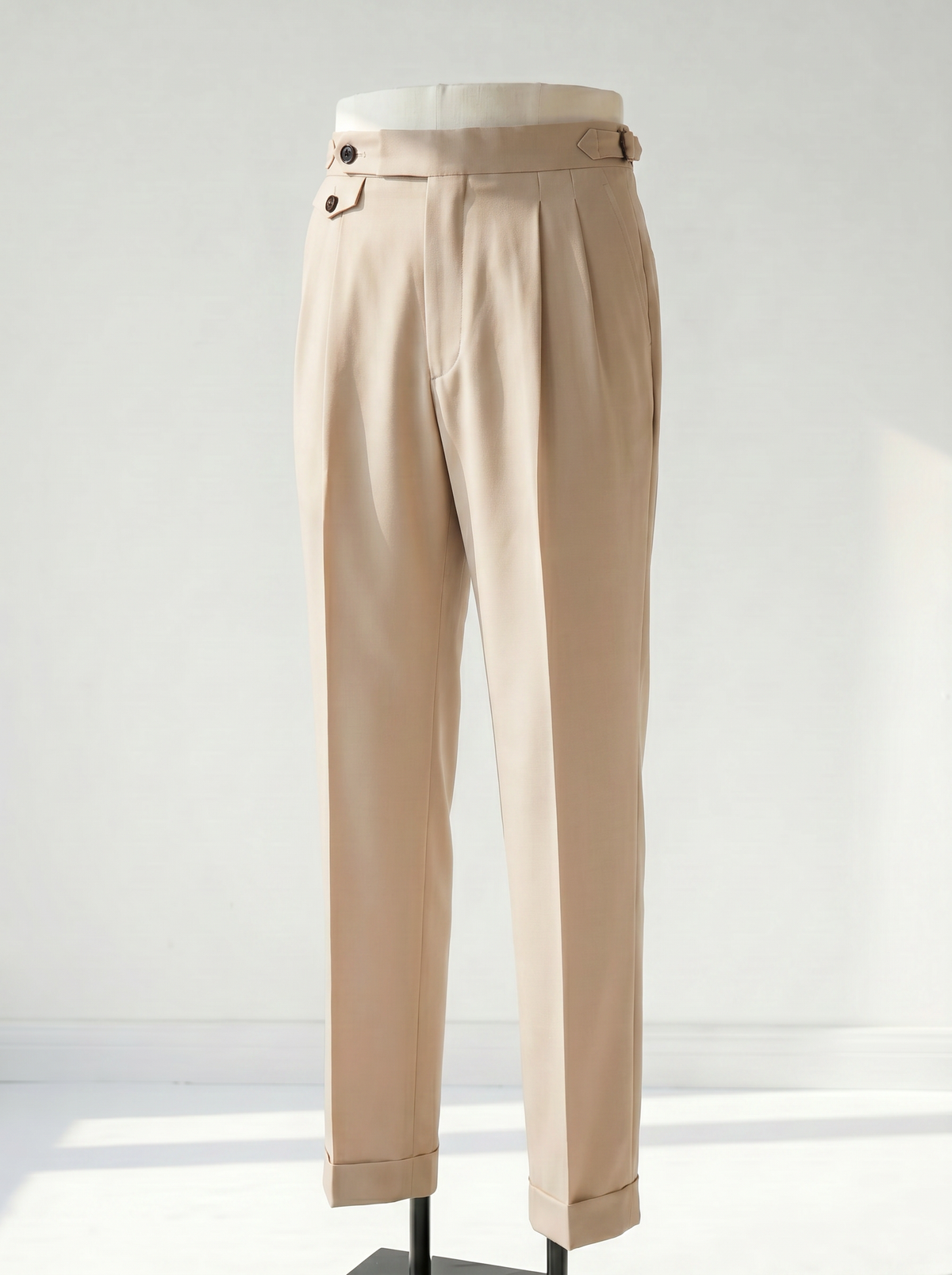 Cream High-Twist Suit