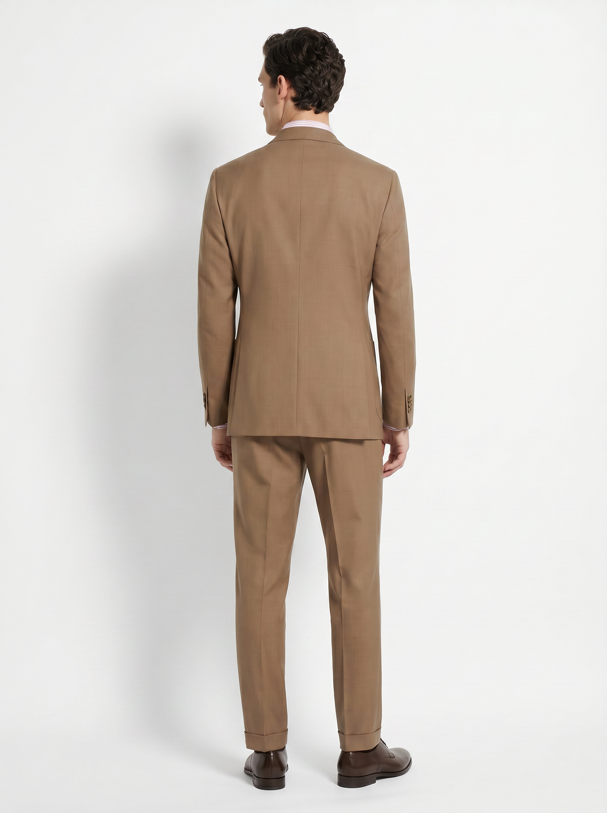 Tobacco High-Twist Suit