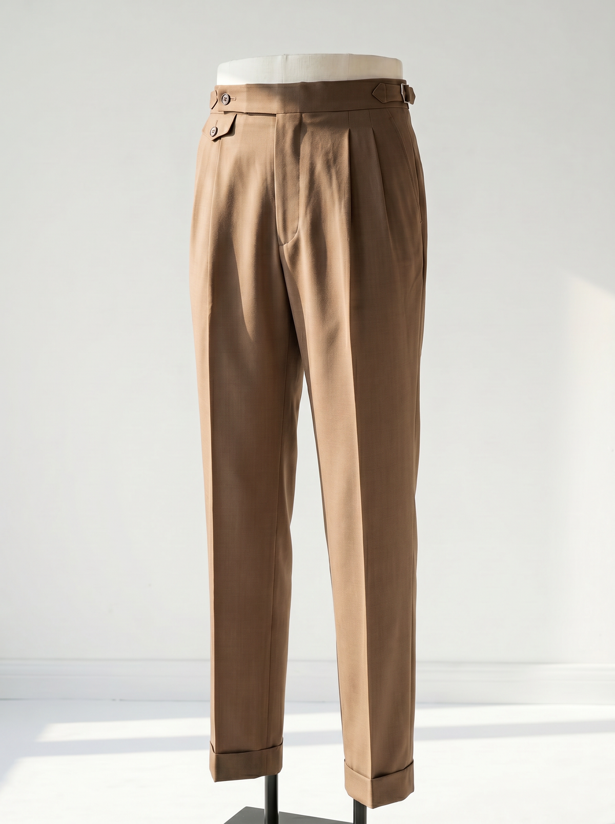 Tobacco High-Twist Suit